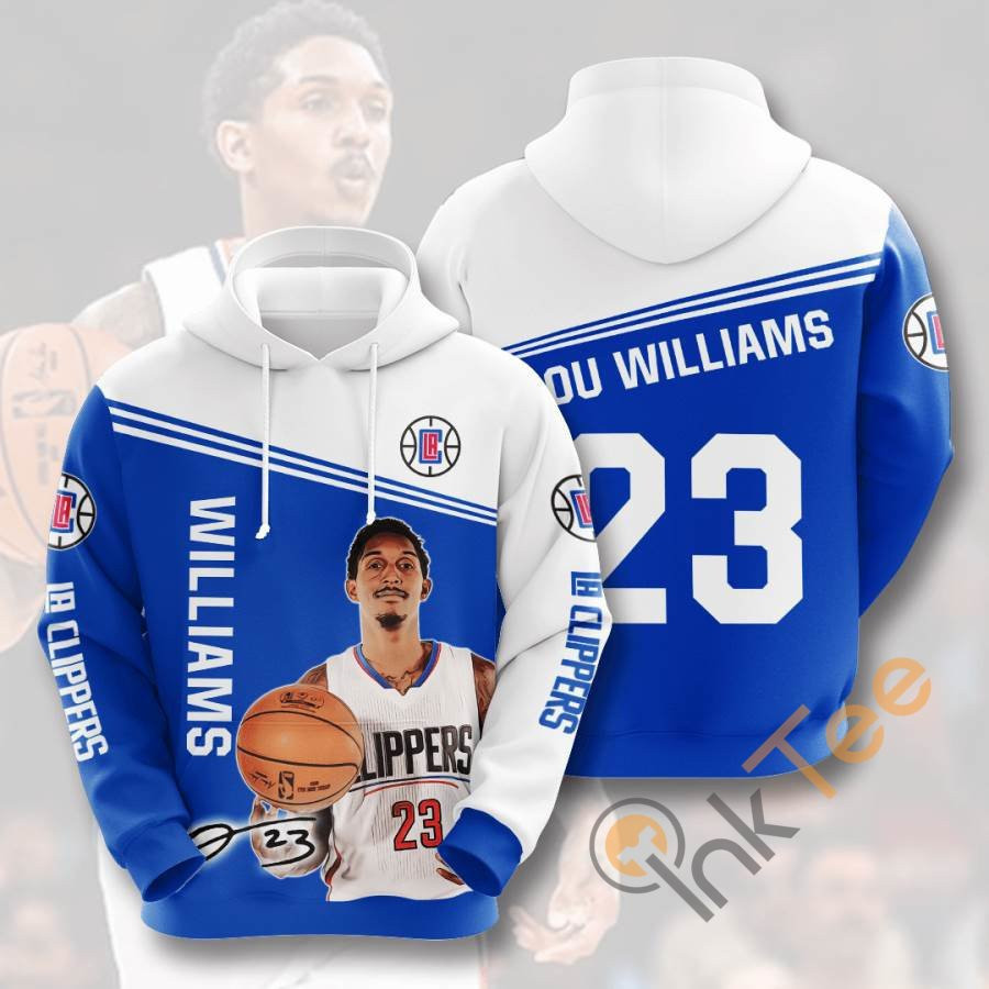 Sports Basketball Nba Los Angeles Clippers Lou Williams Usa 1090 Hoodie 3D