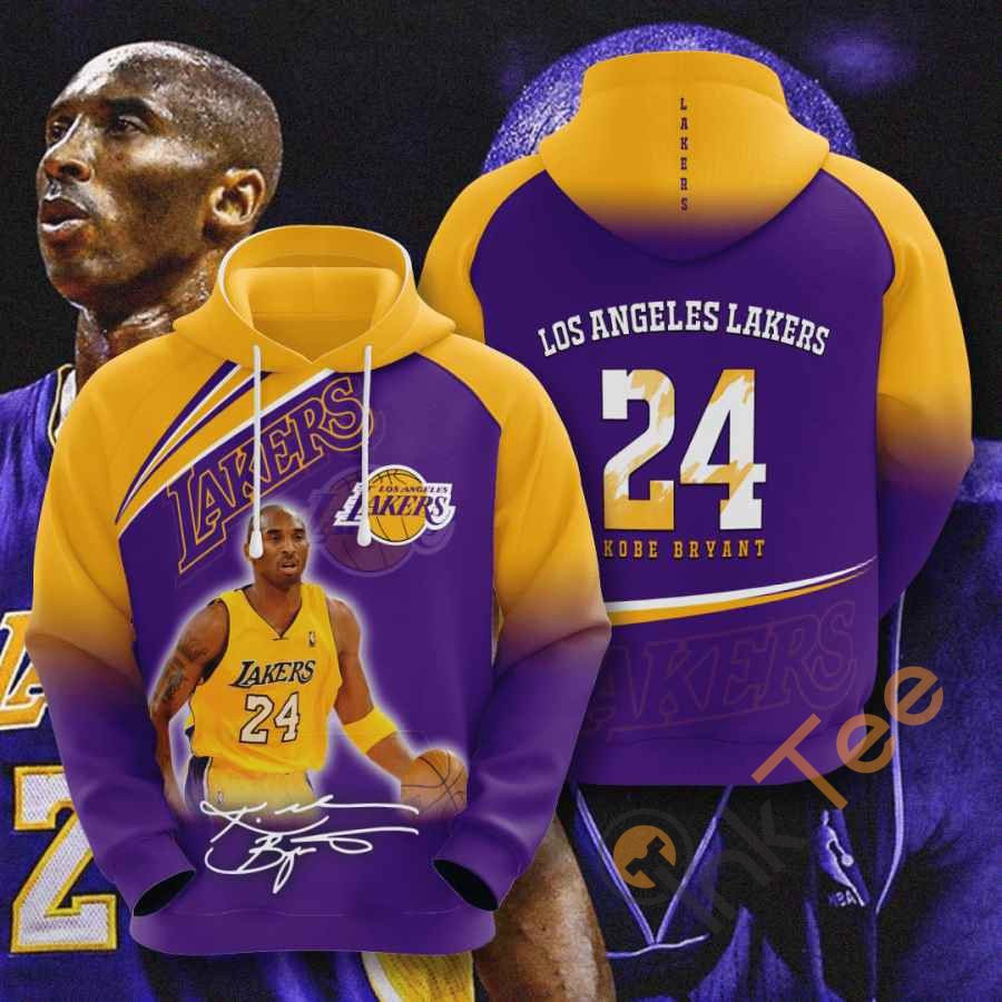 Sports Basketball Nba Los Angeles Lakers Kobe Bryant Usa 1240 Hoodie 3D