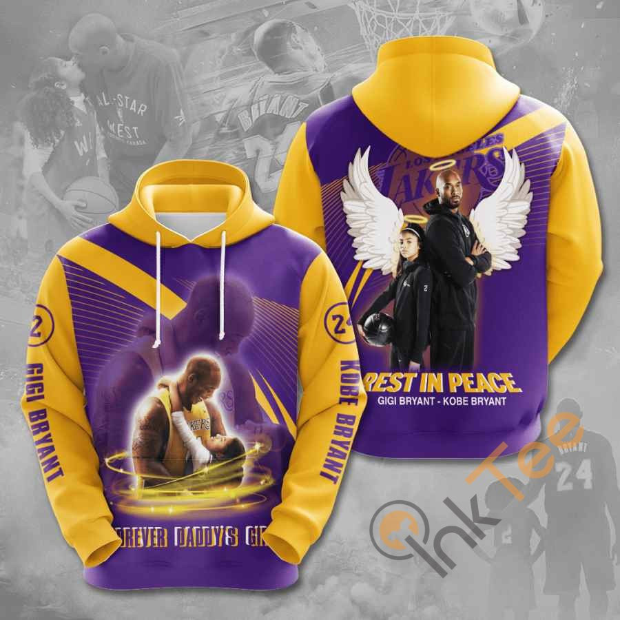 Sports Basketball Nba Los Angeles Lakers Kobe Bryant Usa 1397 Hoodie 3D