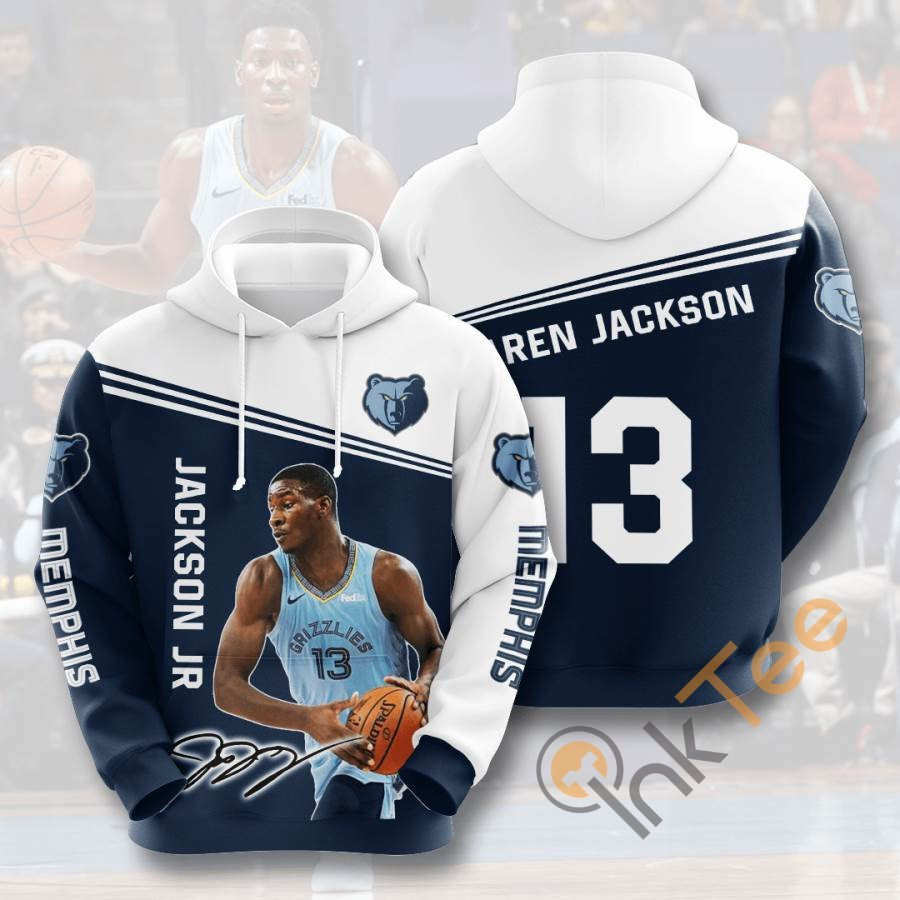 Sports Basketball Nba Memphis Grizzlies Jaren Jackson Jr Usa 1111 Hoodie 3D
