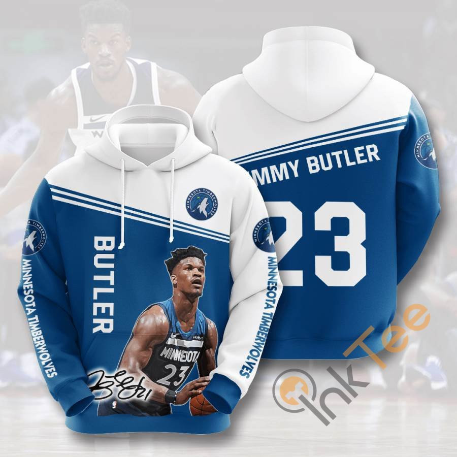 Sports Basketball Nba Minnesota Timberwolves Jimmy Butler Usa 1122 Hoodie 3D