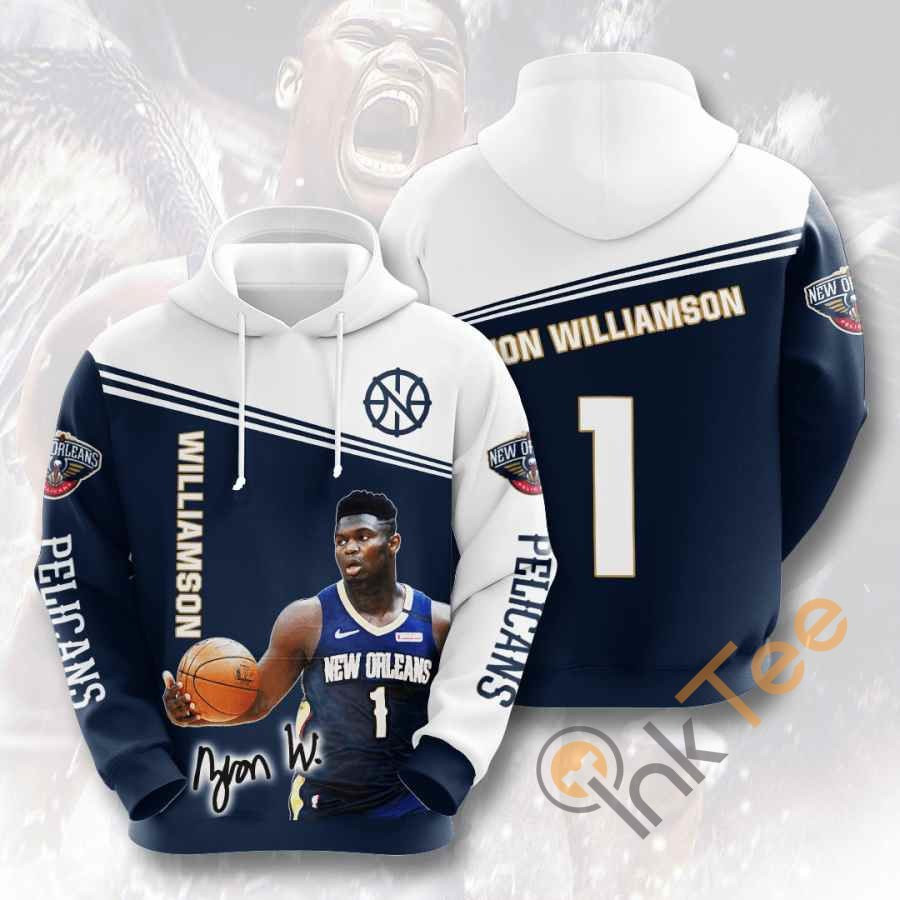 Sports Basketball Nba New Orleans Pelicans Zion Williamson Usa 1143 Hoodie 3D