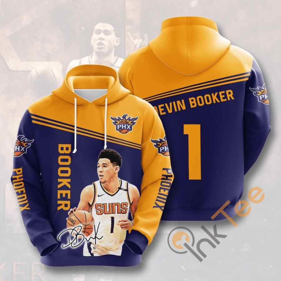 Sports Basketball Nba Phoenix Suns Devin Booker Usa 1196 Hoodie 3D