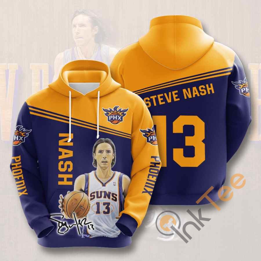 Sports Basketball Nba Phoenix Suns Steve Nash Usa 1200 Hoodie 3D