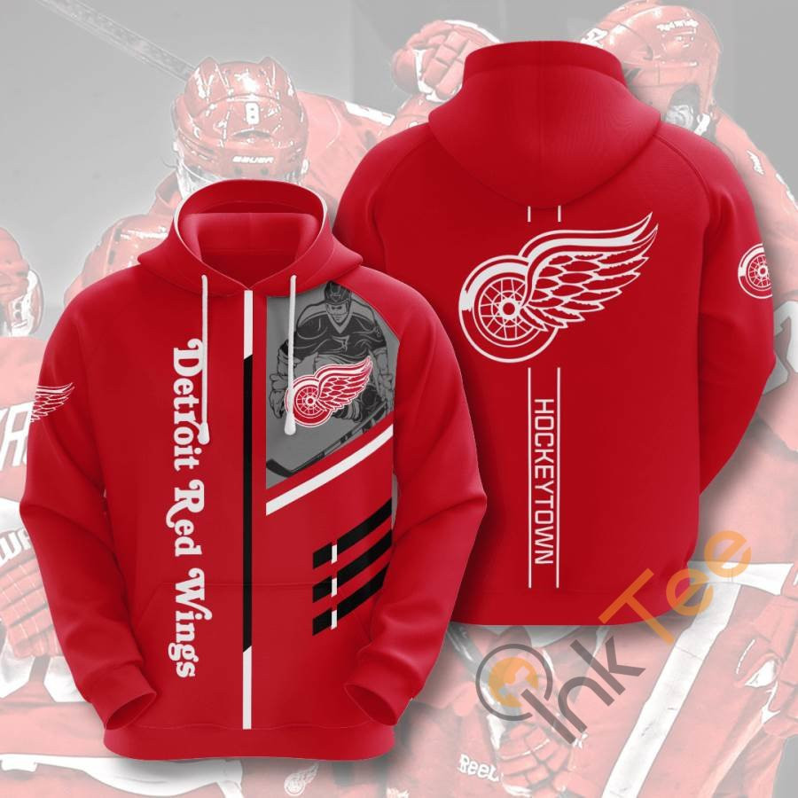 Sports Hockey Nhl Detroit Red Wings Usa 142 Hoodie 3D