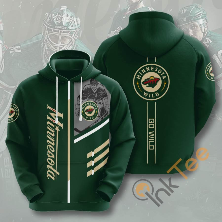 Sports Hockey Nhl Minnesota Wild Usa 222 Hoodie 3D