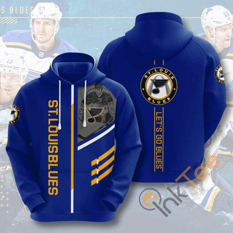 Sports Hockey Nhl St Louis Blues Usa 314 Hoodie 3D