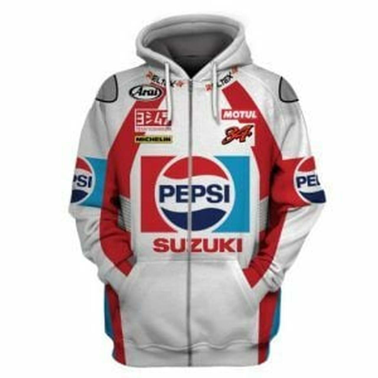 Sports Pepsi Suzuki Racer 3d All Over Print Hoodie