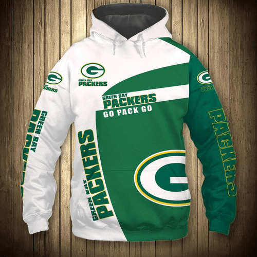 Sports Team Nfl Green Bay Packers Go Pack No341 Hoodie 3D