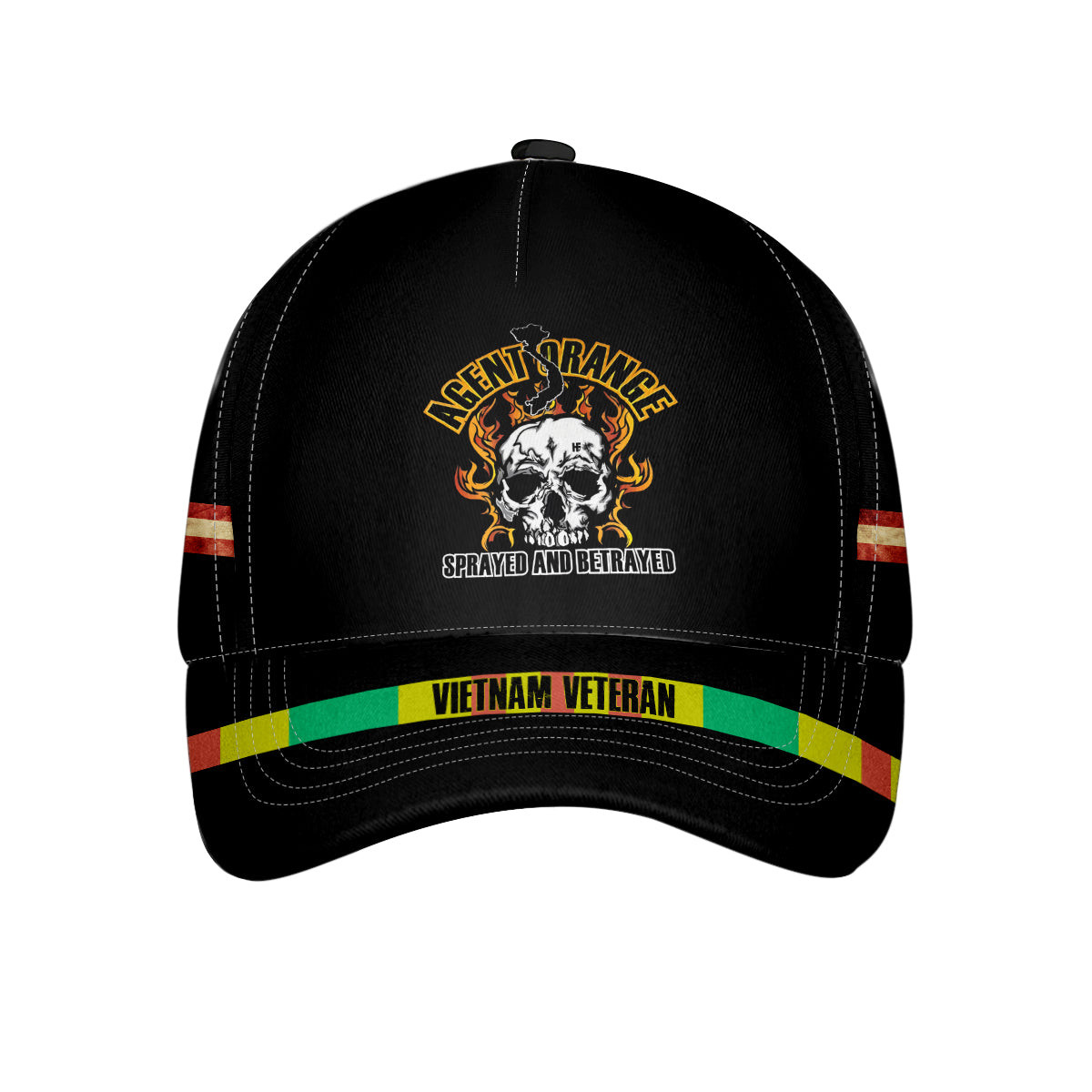 Sprayed  Betrayed Vietnam Veteran Agent Orange Dioxin Custom Cap Gift For Vietnam Veterans