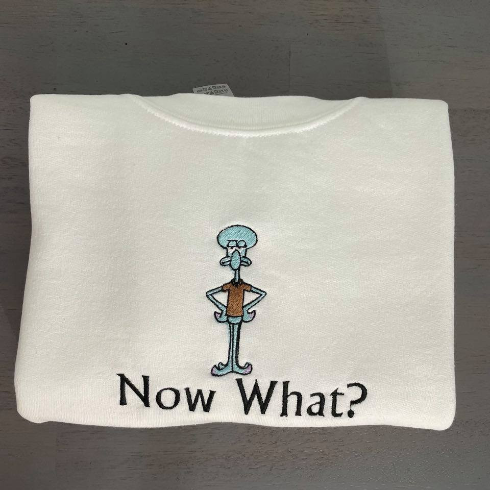 Squidward Embroidered Sweatshirt