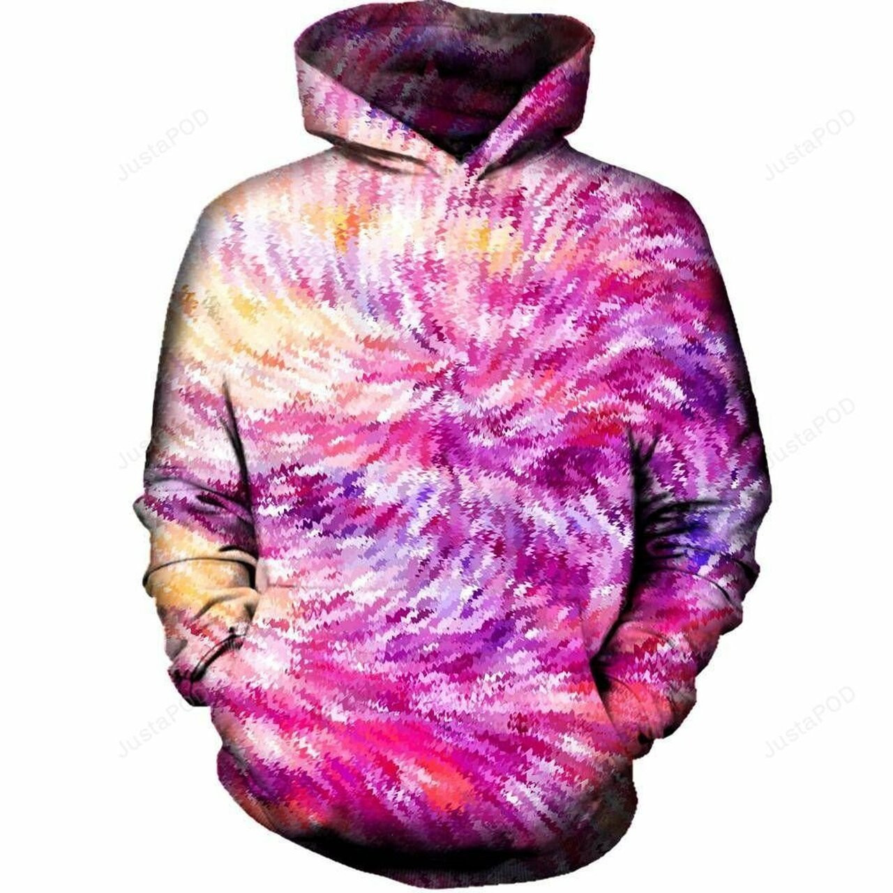 Squiggly Colors 3d All Over Printed Hoodie