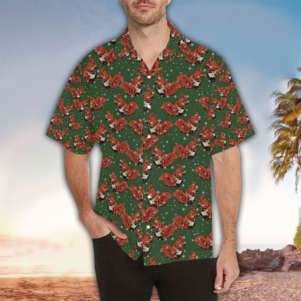 Squirrel Hawaiian Shirt Perfect Gift Ideas For Squirrel Lover Shirt For Men and Women