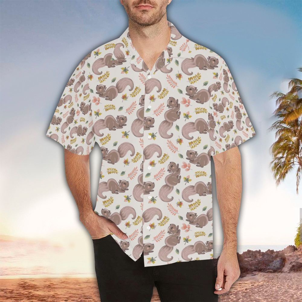 Squirrel Hawaiian Shirt Perfect Squirrel Clothing Shirt For Men and Women