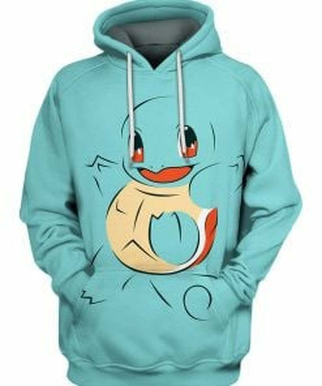 Squirtle Cute 3d All Over Print Hoodie