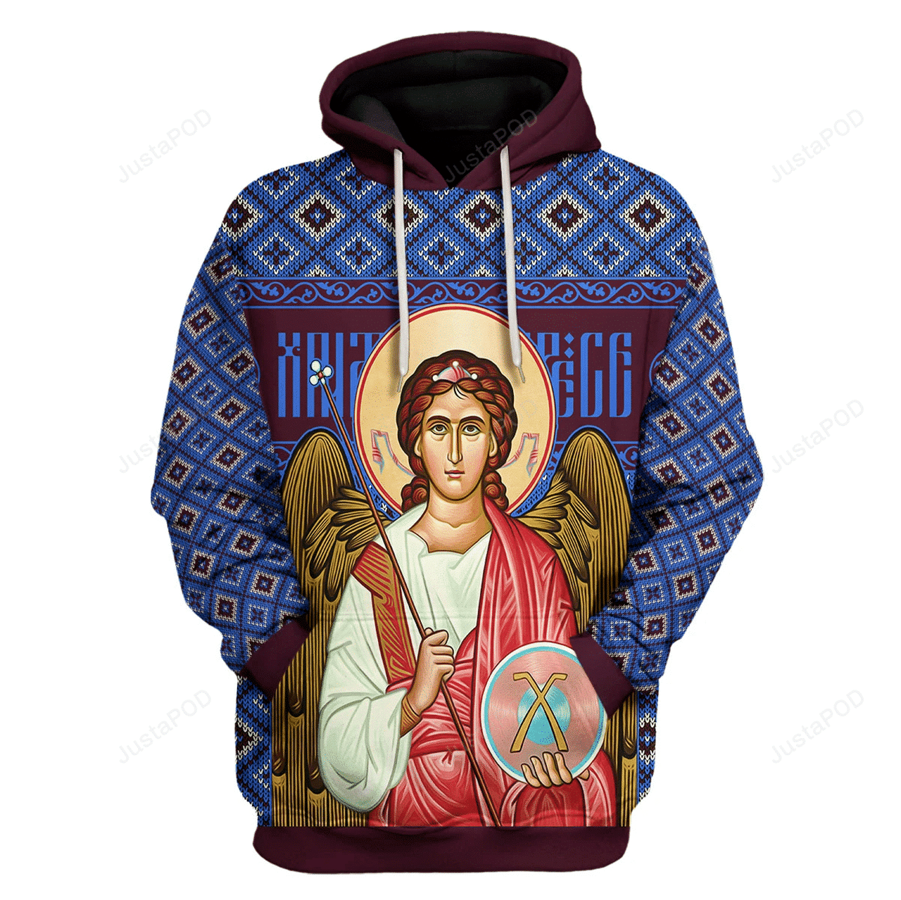 St Archangel Michael 3d All Print Hoodie