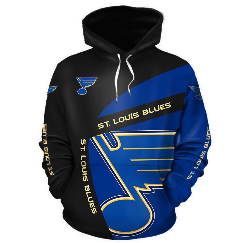 St Louis Blues Ice Team Pullover Hoodie