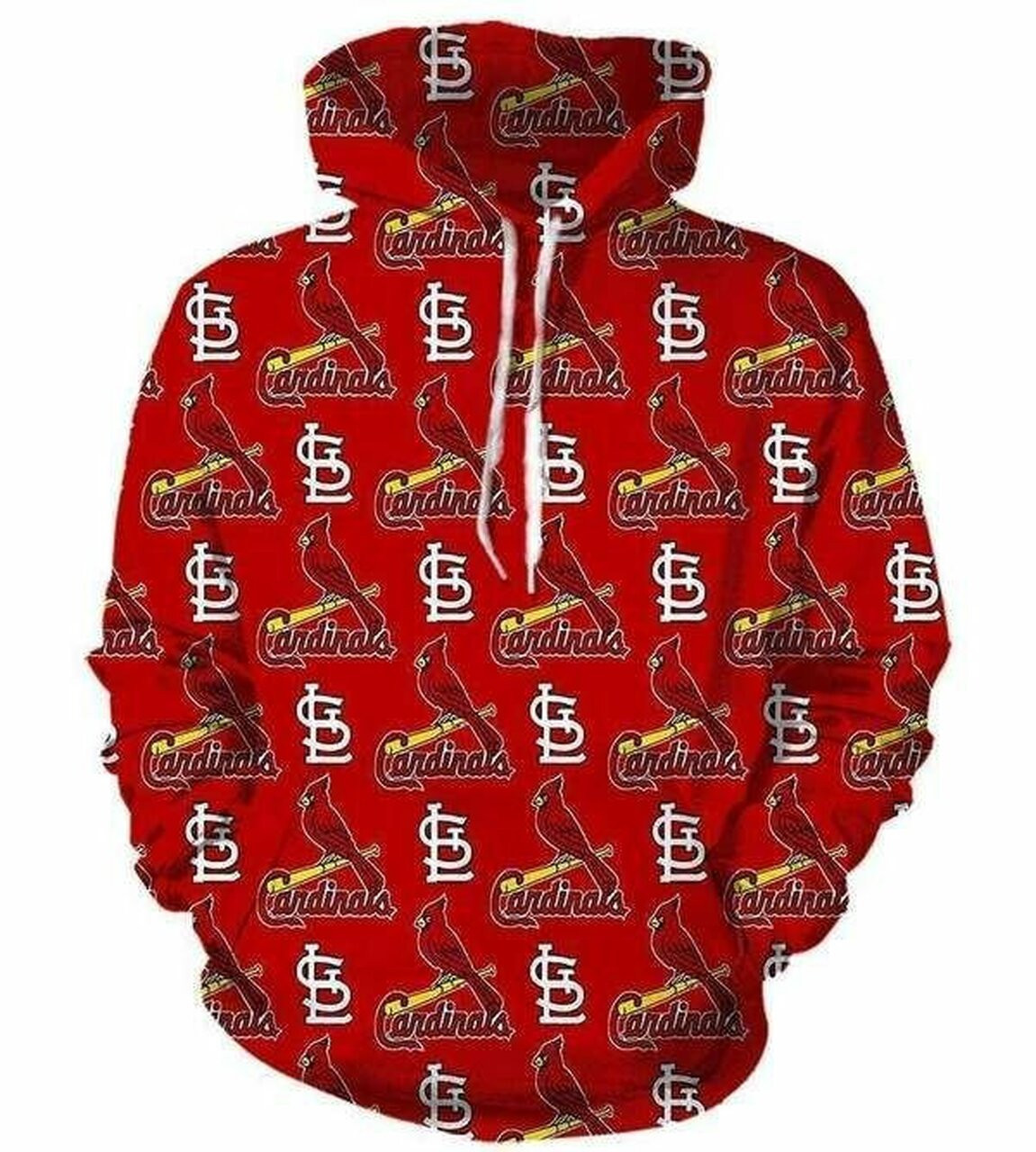 St Louis Cardinals 3d All Over Print Hoodie