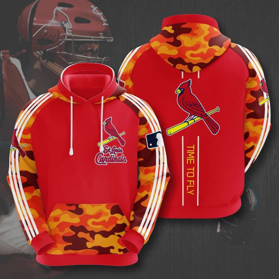 St Louis Cardinals No1841 Custom Hoodie 3D