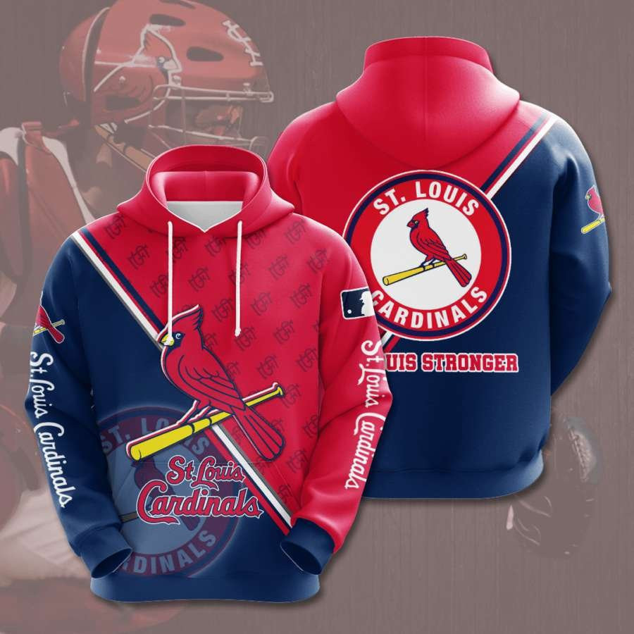 St Louis Cardinals No1845 Custom Hoodie 3D