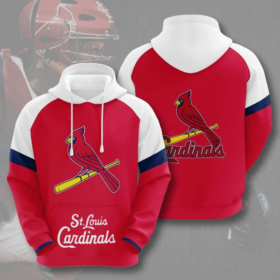 St Louis Cardinals No1852 Custom Hoodie 3D