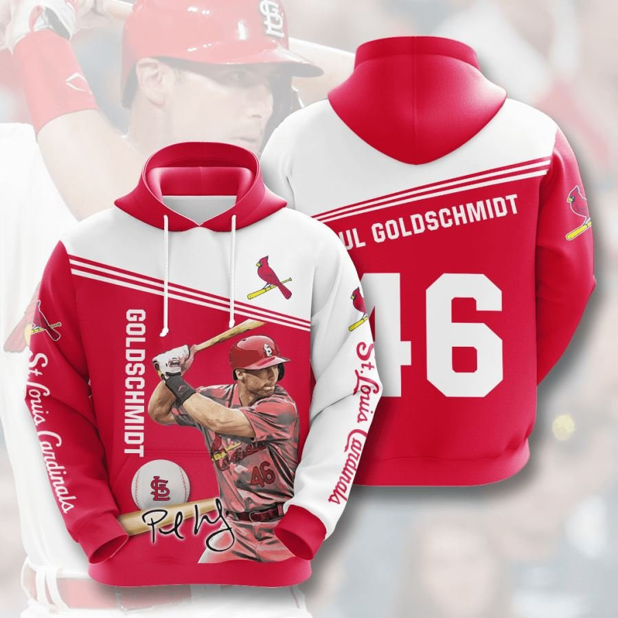 St Louis Cardinals No1855 Custom Hoodie 3D