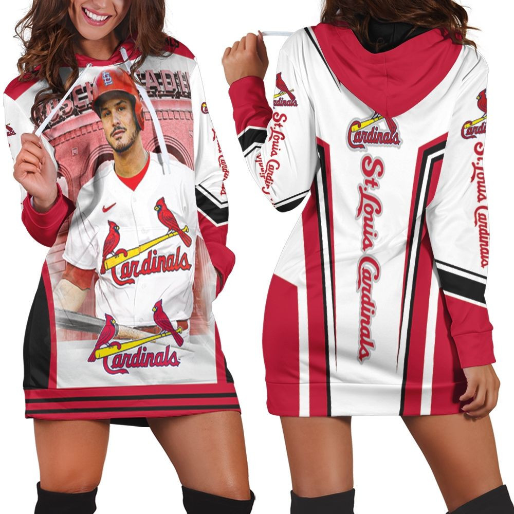 St Louis Cardinals Nolan Arenado Busch Stadium For Fan Hoodie Dress Sweater Dress Sweatshirt Dress