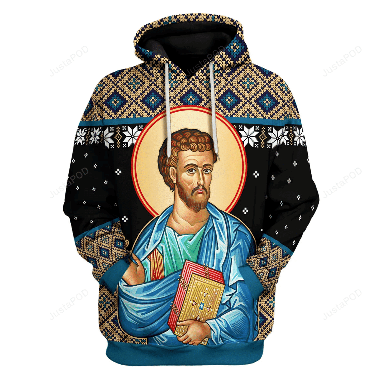 St Luke 3d All Print Hoodie