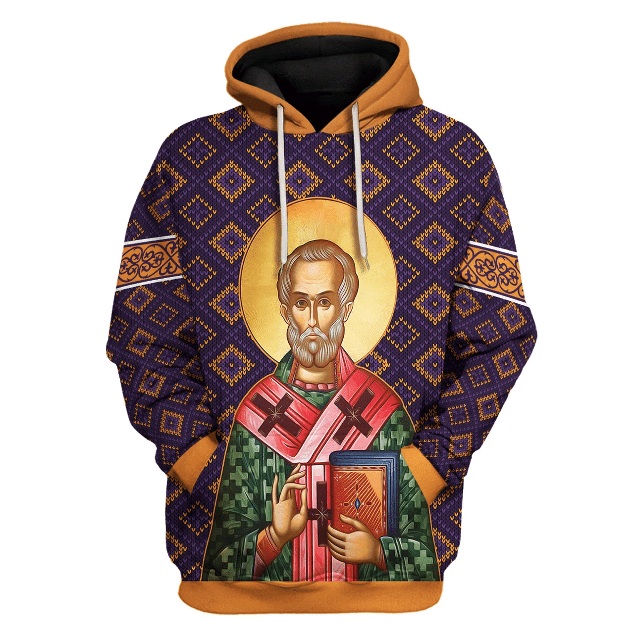 St Nicholas 3d All Print Hoodie