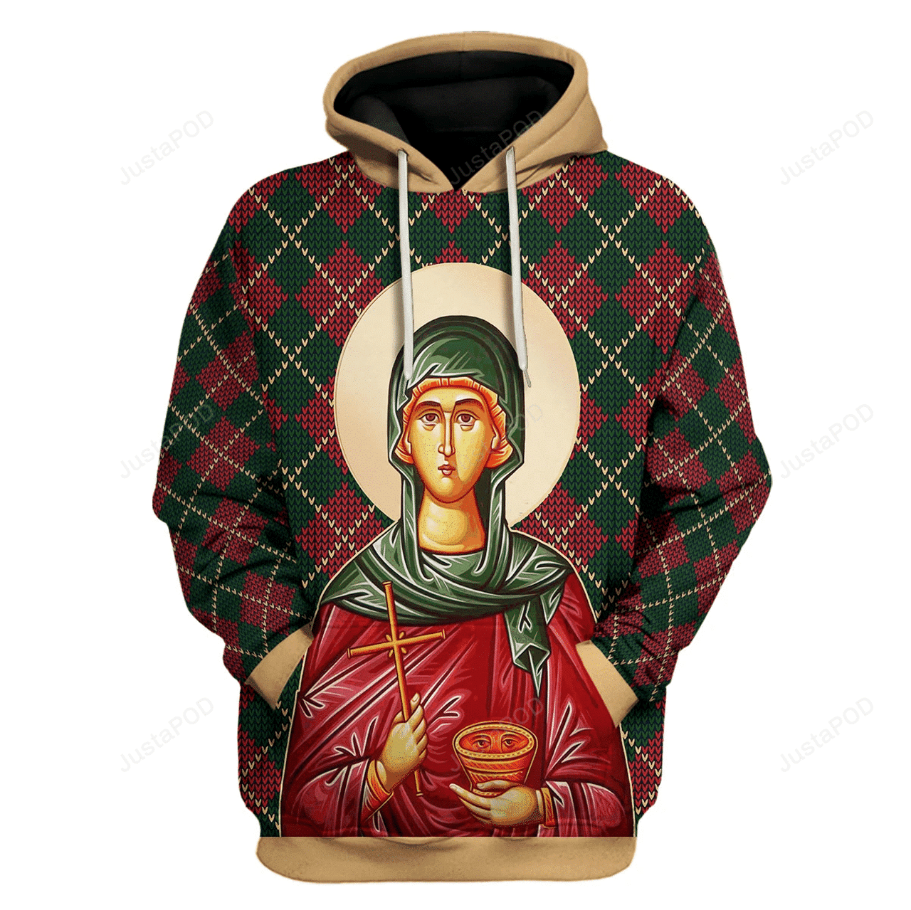 St Paraskeve 3d All Print Hoodie