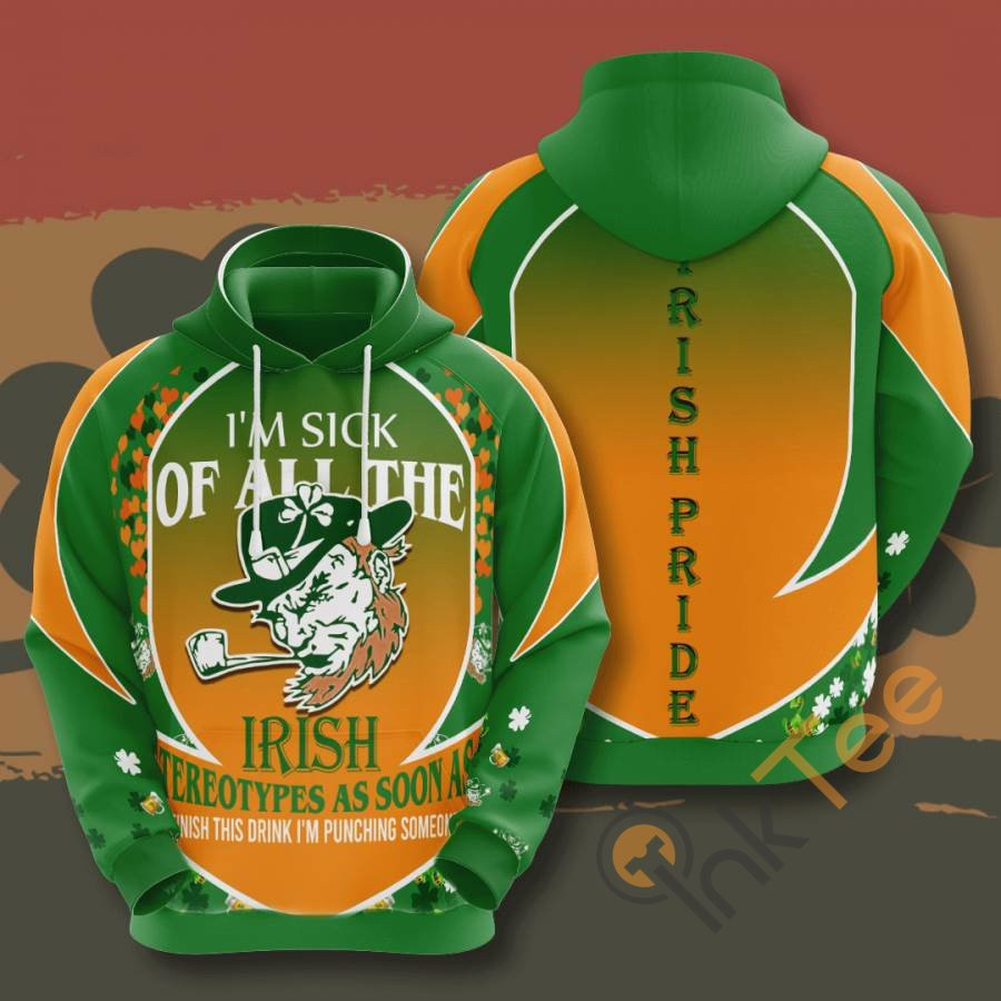 St Patrick39s Day Usa 1054 Hoodie 3D