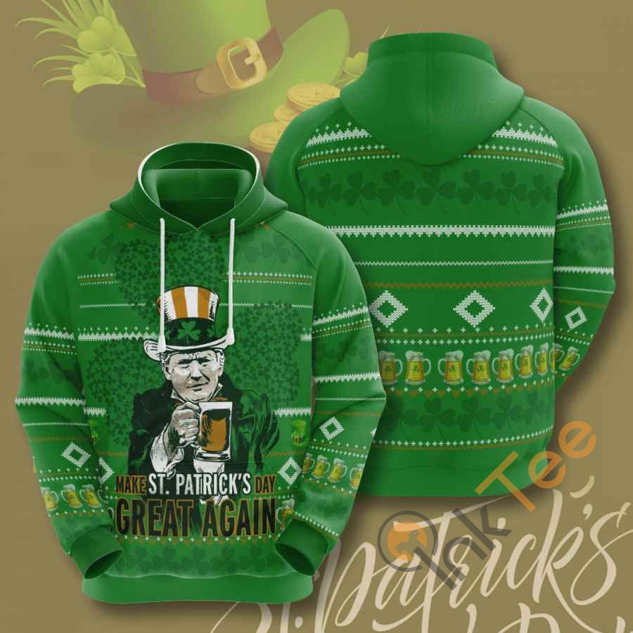 St Patrick39s Day Usa 1176 Hoodie 3D