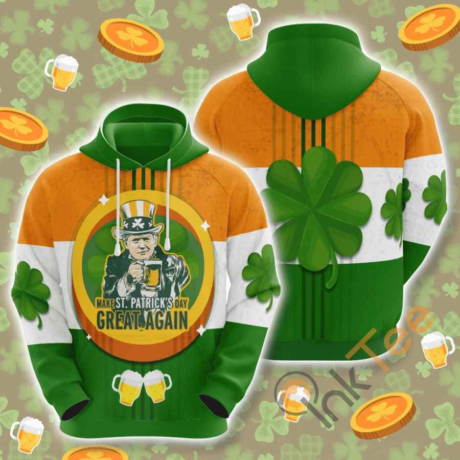 St Patrick39s Day Usa 1177 Hoodie 3D