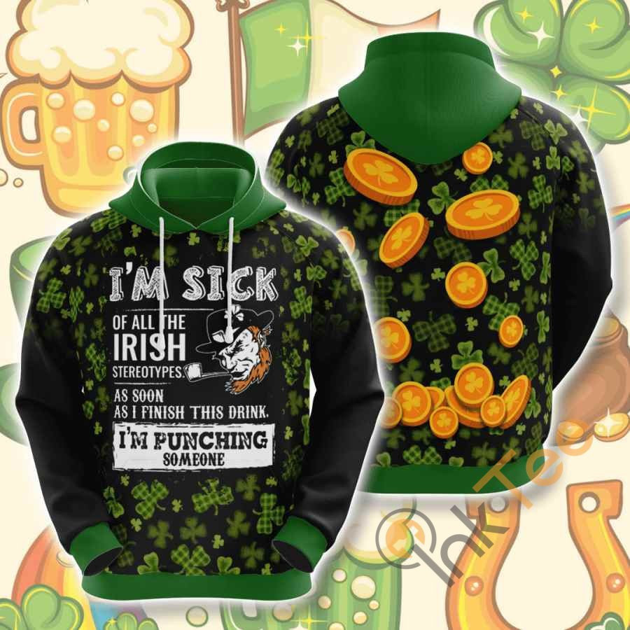 St Patrick39s Day Usa 1180 Hoodie 3D