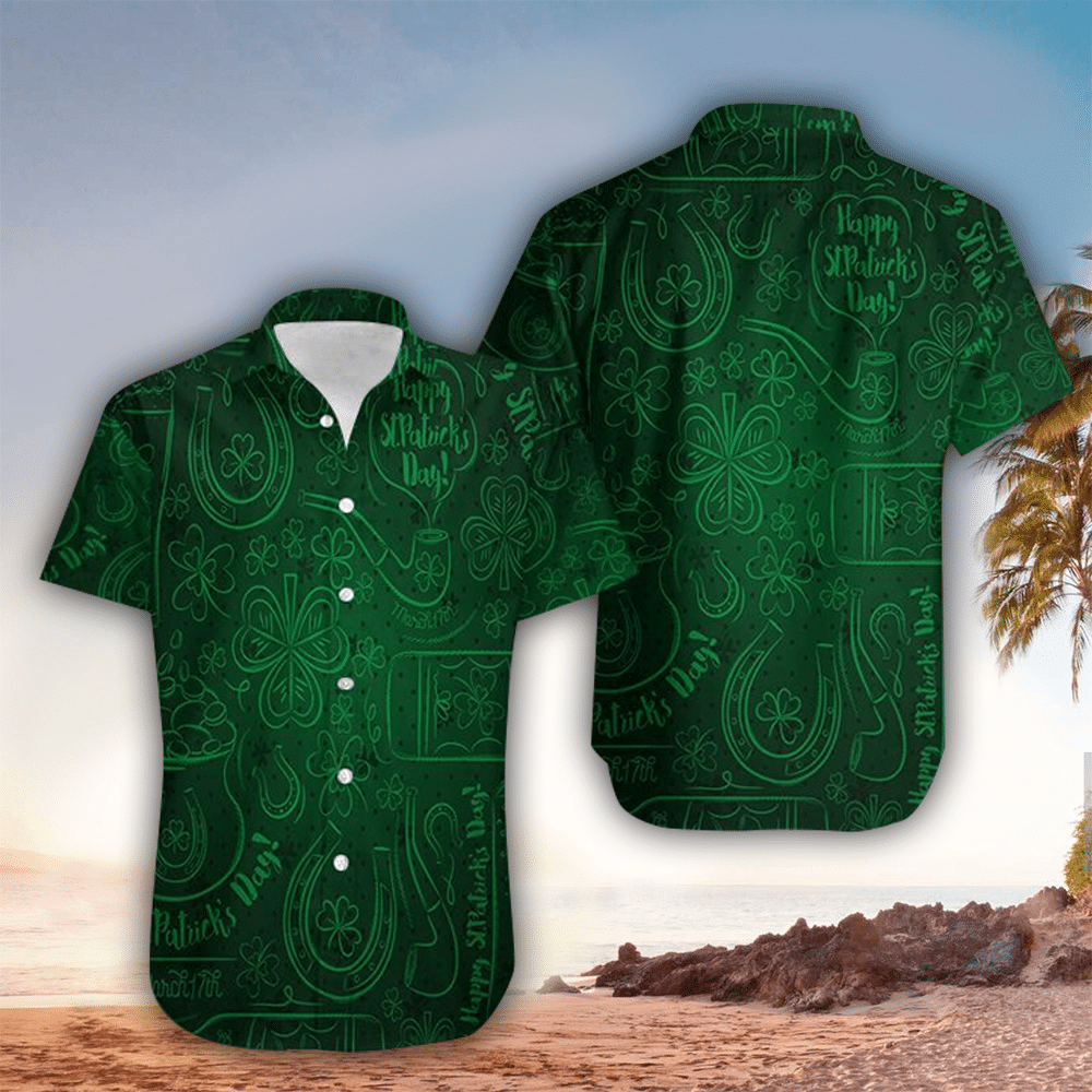 St Patricks Day Aloha Shirt Hawaiian Shirt For St Patricks Day Lovers Shirt For Men and Women