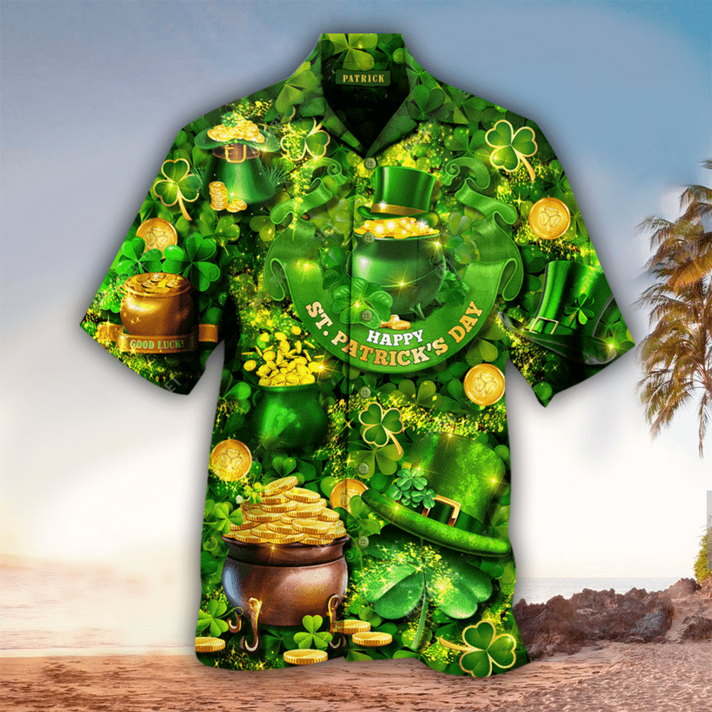 St Patricks Day Hawaiian Shirt Perfect St Patricks Day Clothing Shirt For Men and Women