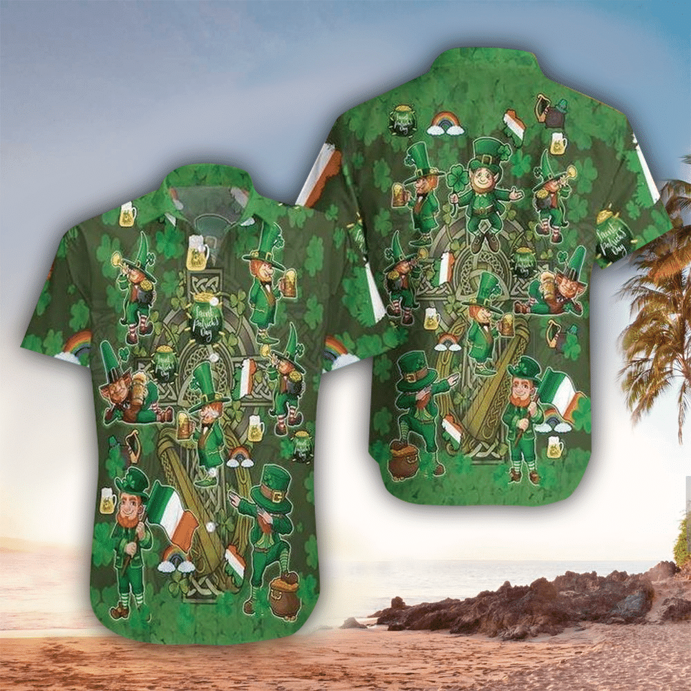 St Patricks Day Hawaiian Shirt Perfect St Patricks Day Clothing Shirt For Men and Women