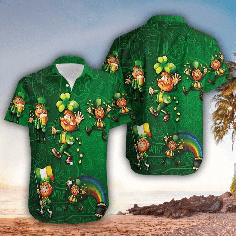 St Patricks Day Hawaiian Shirt Perfect St Patricks Day Clothing Shirt For Men and Women