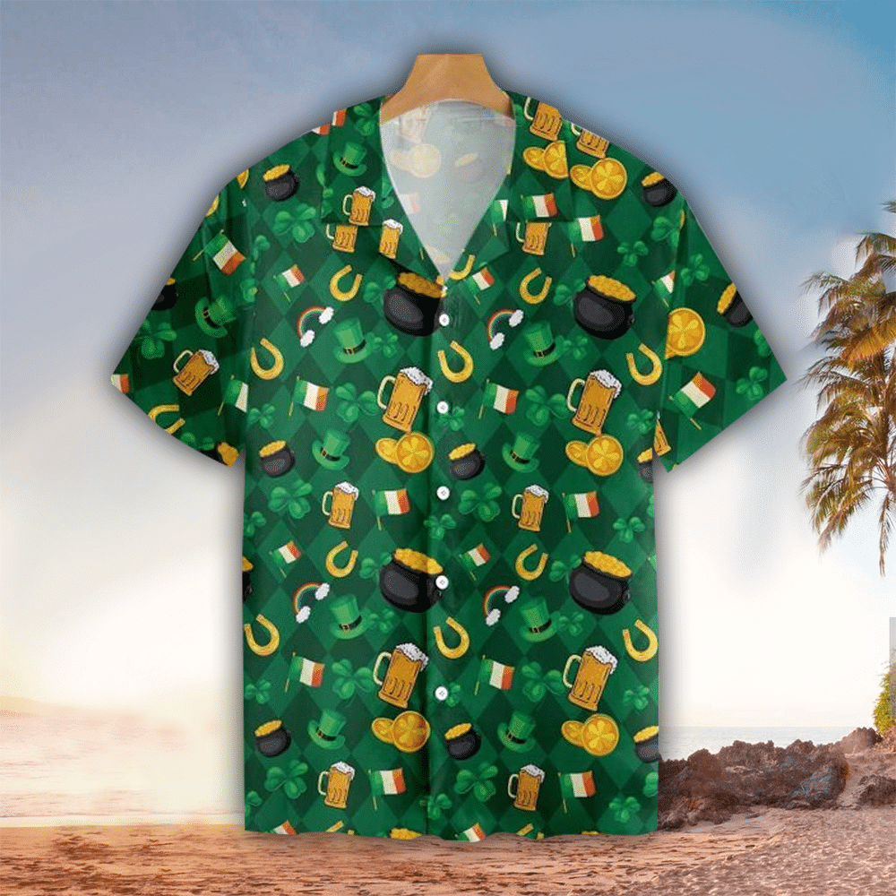 St Patricks Day Hawaiian Shirt Perfect St Patricks Day Clothing Shirt For Men and Women