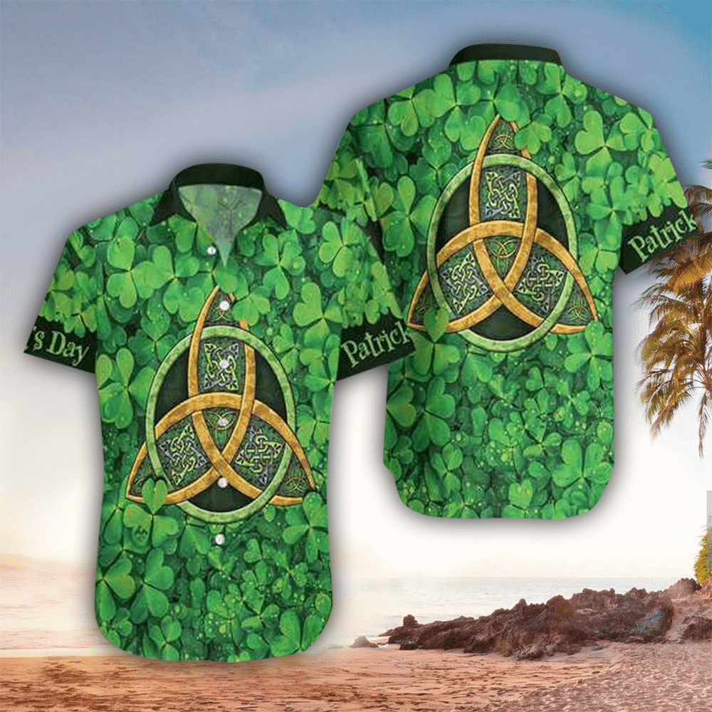 St Patricks Day Hawaiian Shirt St Patricks Day Button Up Shirt For Men and Women