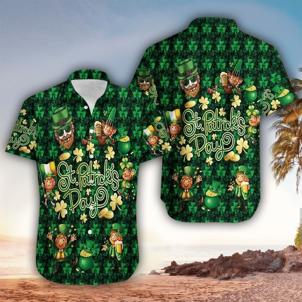 St Patricks Day Hawaiian Shirt St Patricks Day Lover Gifts Shirt For Men and Women