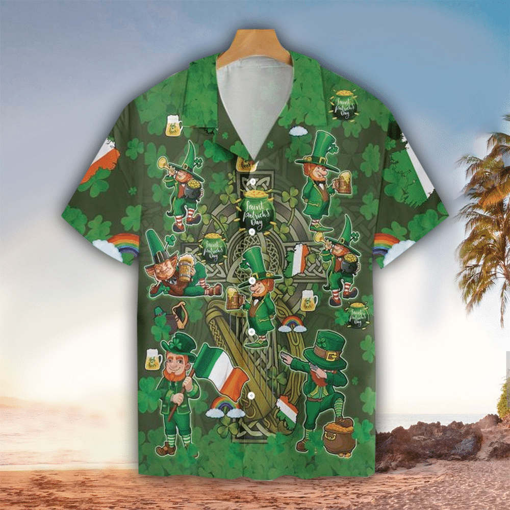 St Patricks Day Hawaiian Shirt St Patricks Day Lover Gifts Shirt For Men and Women