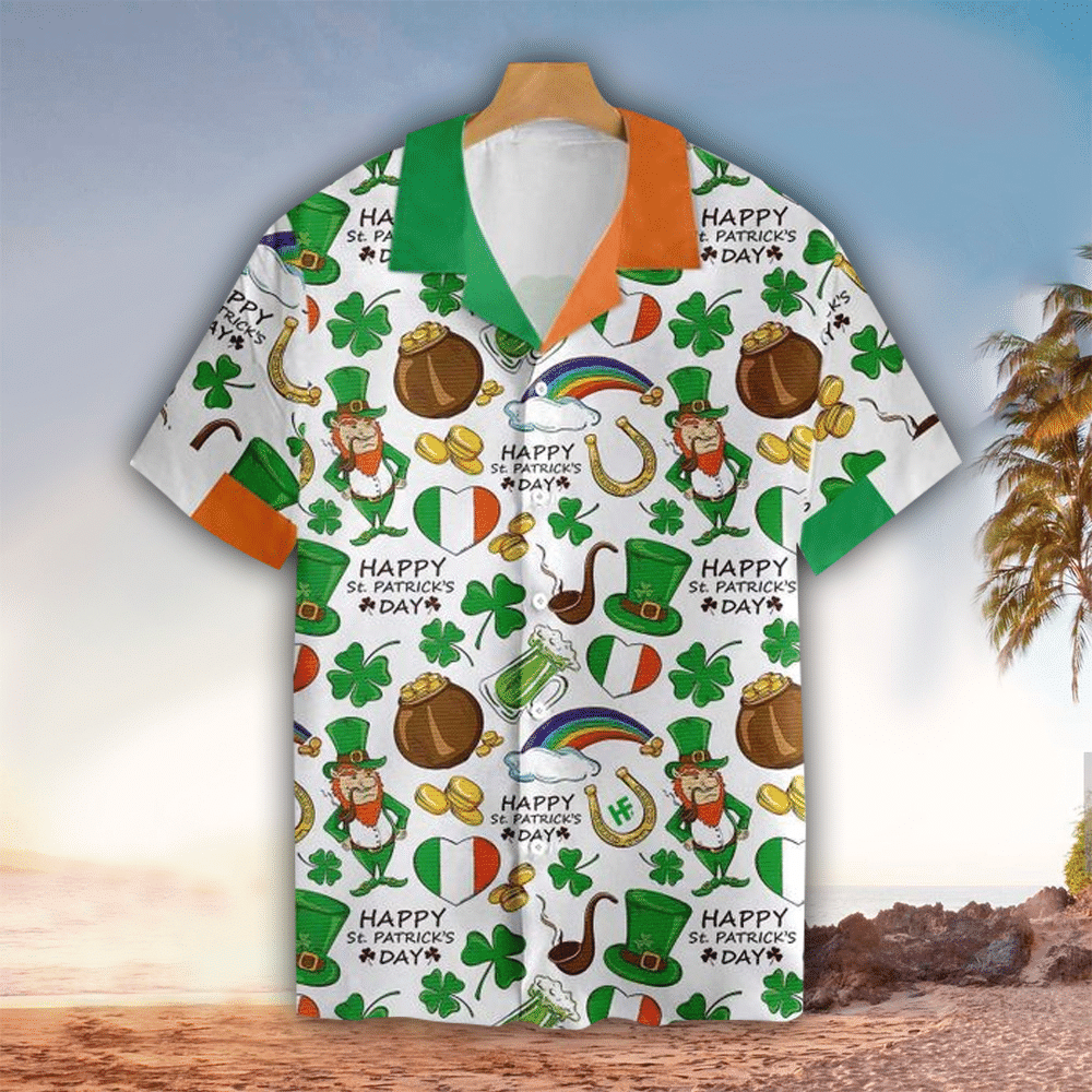 St Patricks Day Hawaiian Shirt St Patricks Day Lover Gifts Shirt For Men and Women