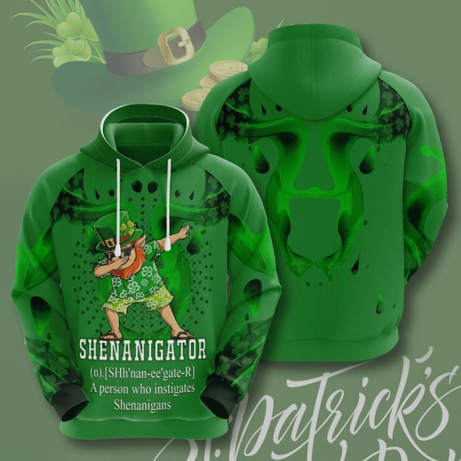 St Patricks Day No1858 Custom Hoodie 3D