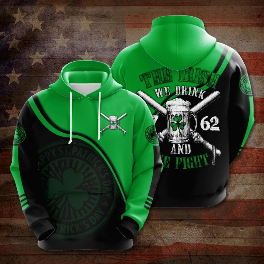 St Patricks Day No1860 Custom Hoodie 3D