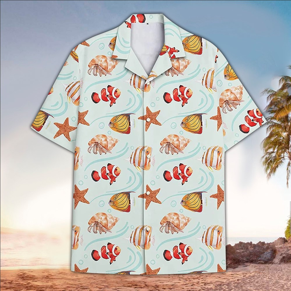 Starfish Hawaiian Shirt Perfect Starfish Clothing Shirt For Men and Women