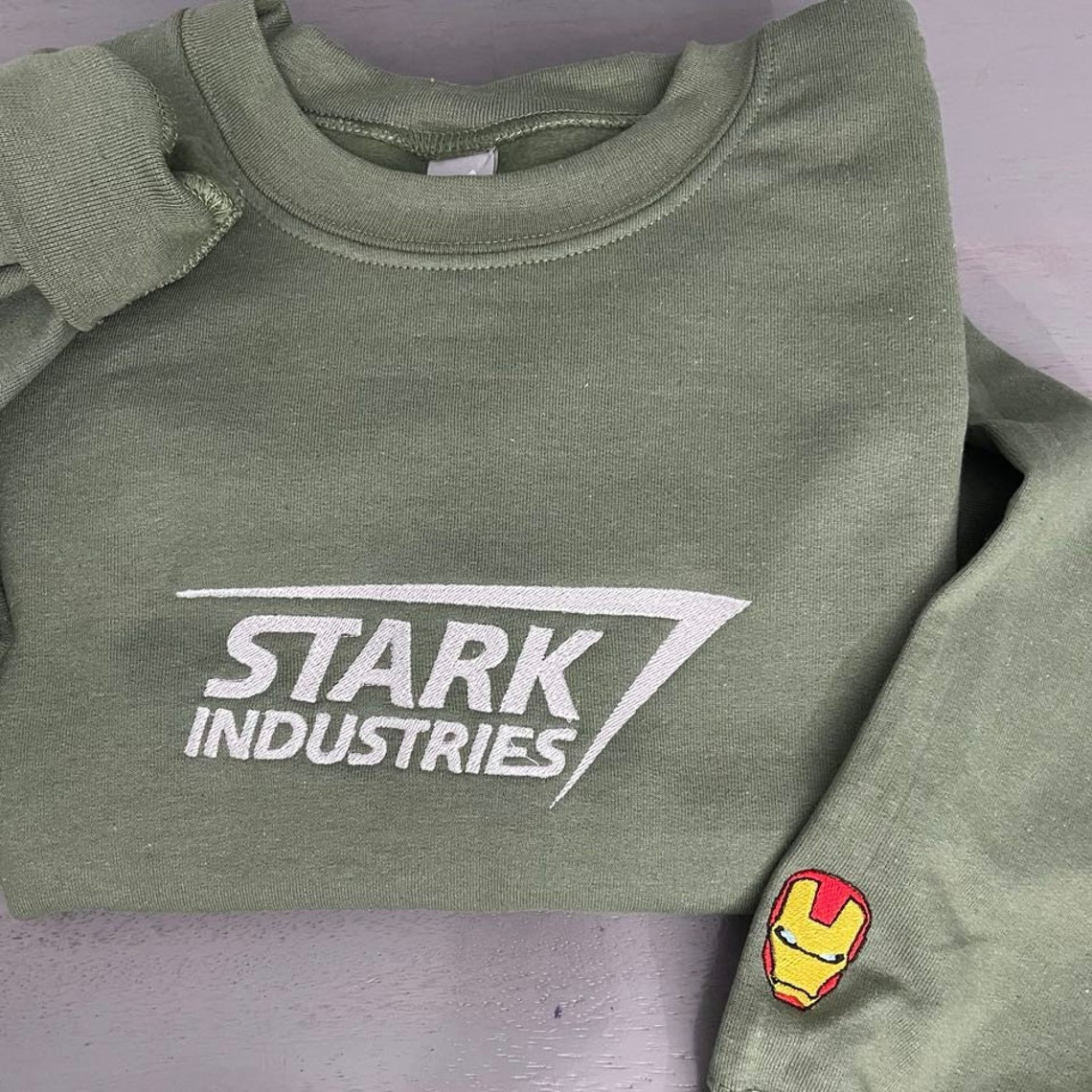 Stark Industries Embroidered Sweatshirt