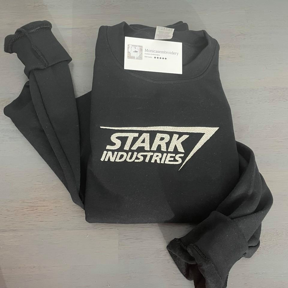 Stark Industries Embroidered Sweatshirt