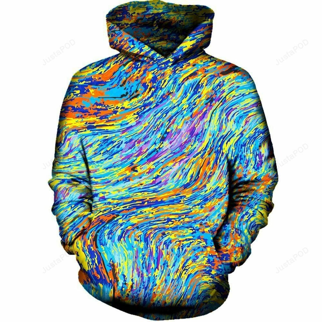 Starry Flow 3d All Over Printed Hoodie