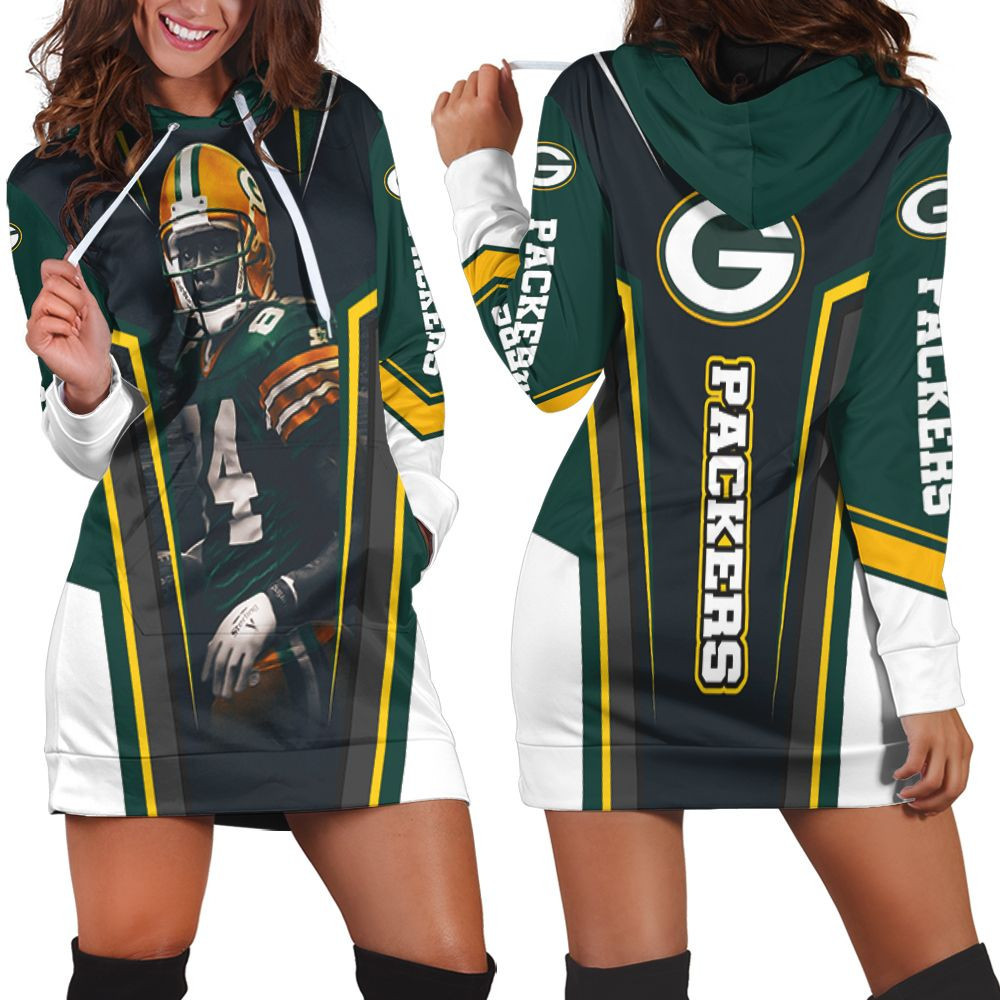 Sterling Sharpe 24 Green Bay Packers 3d Hoodie Dress Sweater Dress Sweatshirt Dress